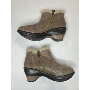 JBU by Jambi Women’s Mesa Women’s Ankle Boots Bronze Brown  size 8.5